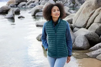 Eddie Bauer Womens Packable Quilted Vest lifestyle