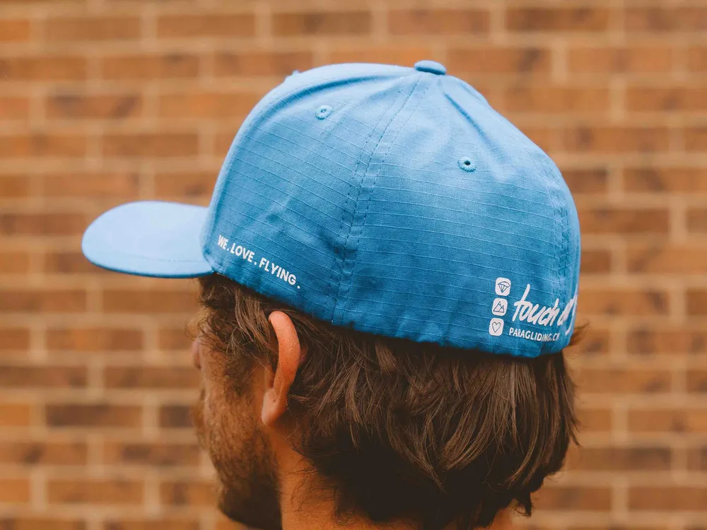 Touch and go fitted hat by anthem branding lifestyle 1