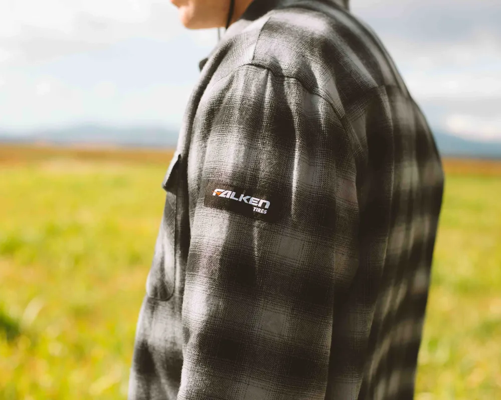 Falken tires flannel by anthem branding 1