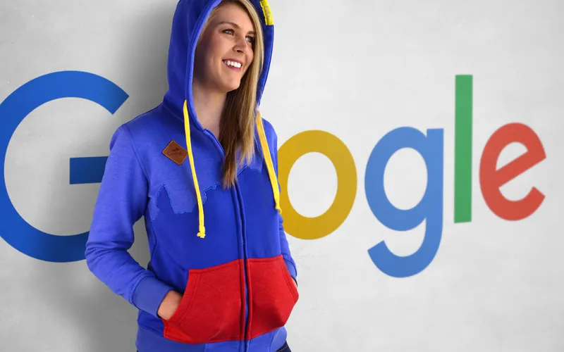 Google Custom Cut and Sew Hoodie by Anthem Branding