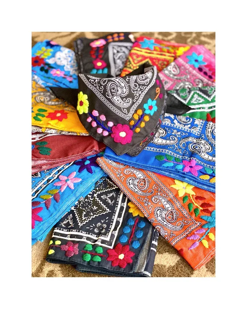 Embroidered bandanas by anthem branding