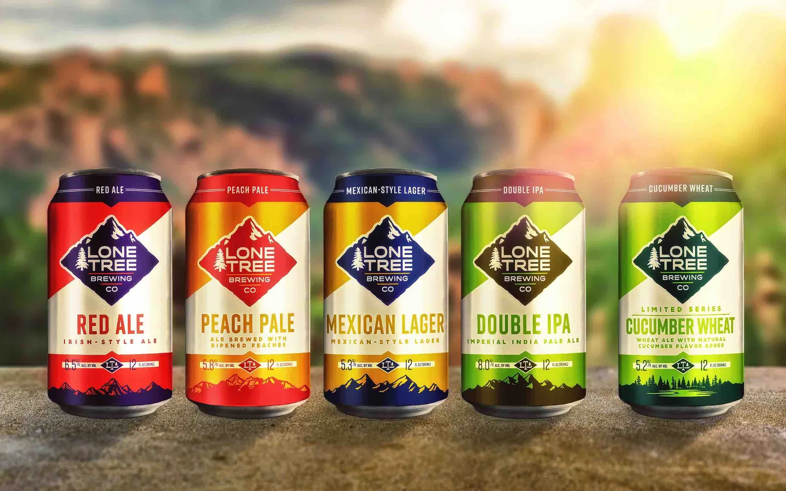 Lone tree brewing packaging design by anthem branding