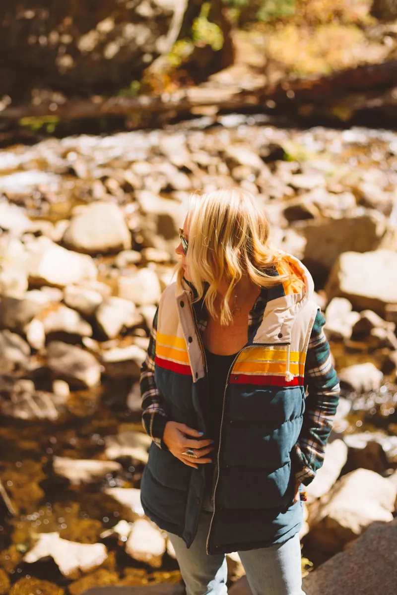 Yo Colorado Custom Womens Hooded Vest by Anthem Branding