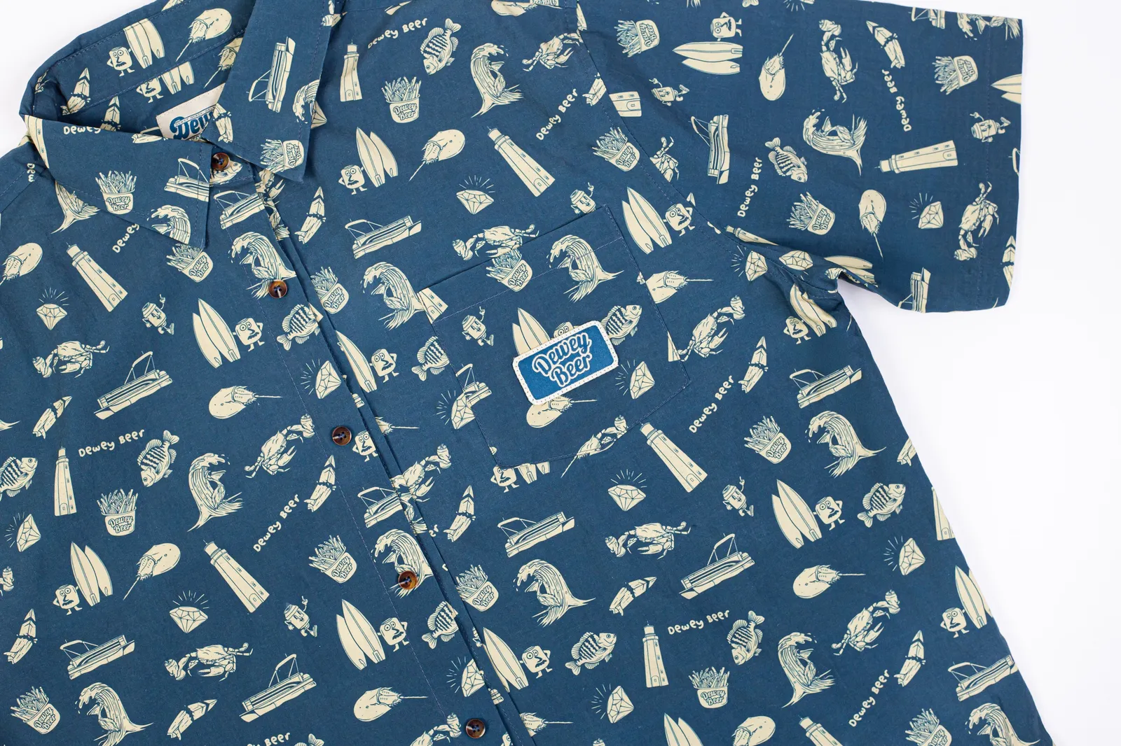Dewey beer party shirt by anthem branding 4
