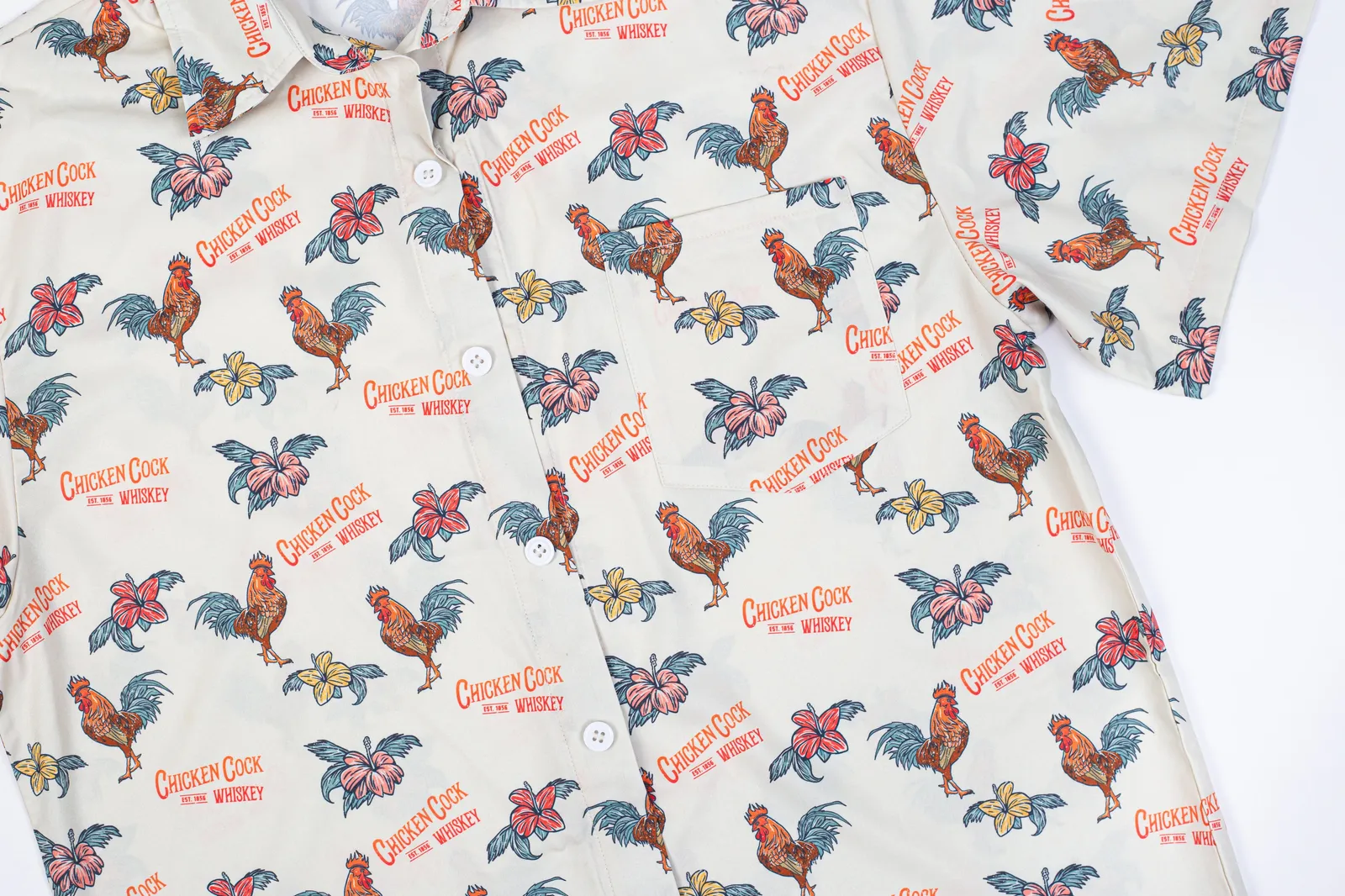 Chicken cock whiskey party shirt by anthem branding 3
