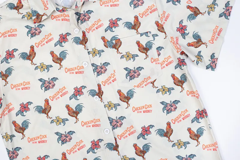 Chicken cock whiskey party shirt by anthem branding 3