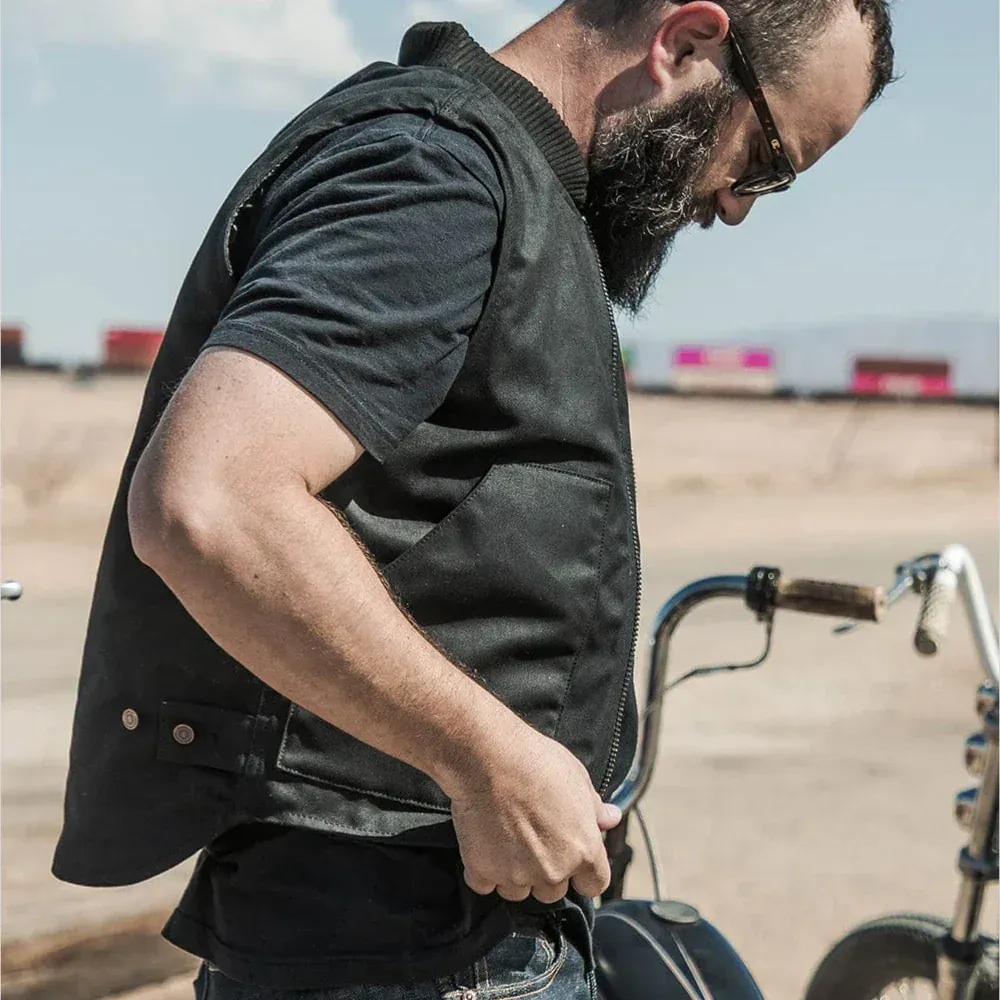 Motorcycle vests by anthem branding