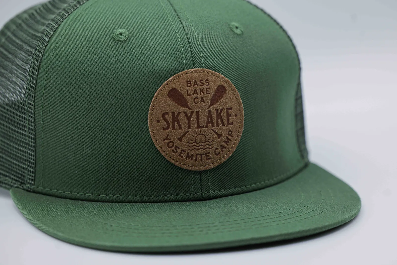 Skylake yosemite camp debossed faux leather patch detail anthem branding