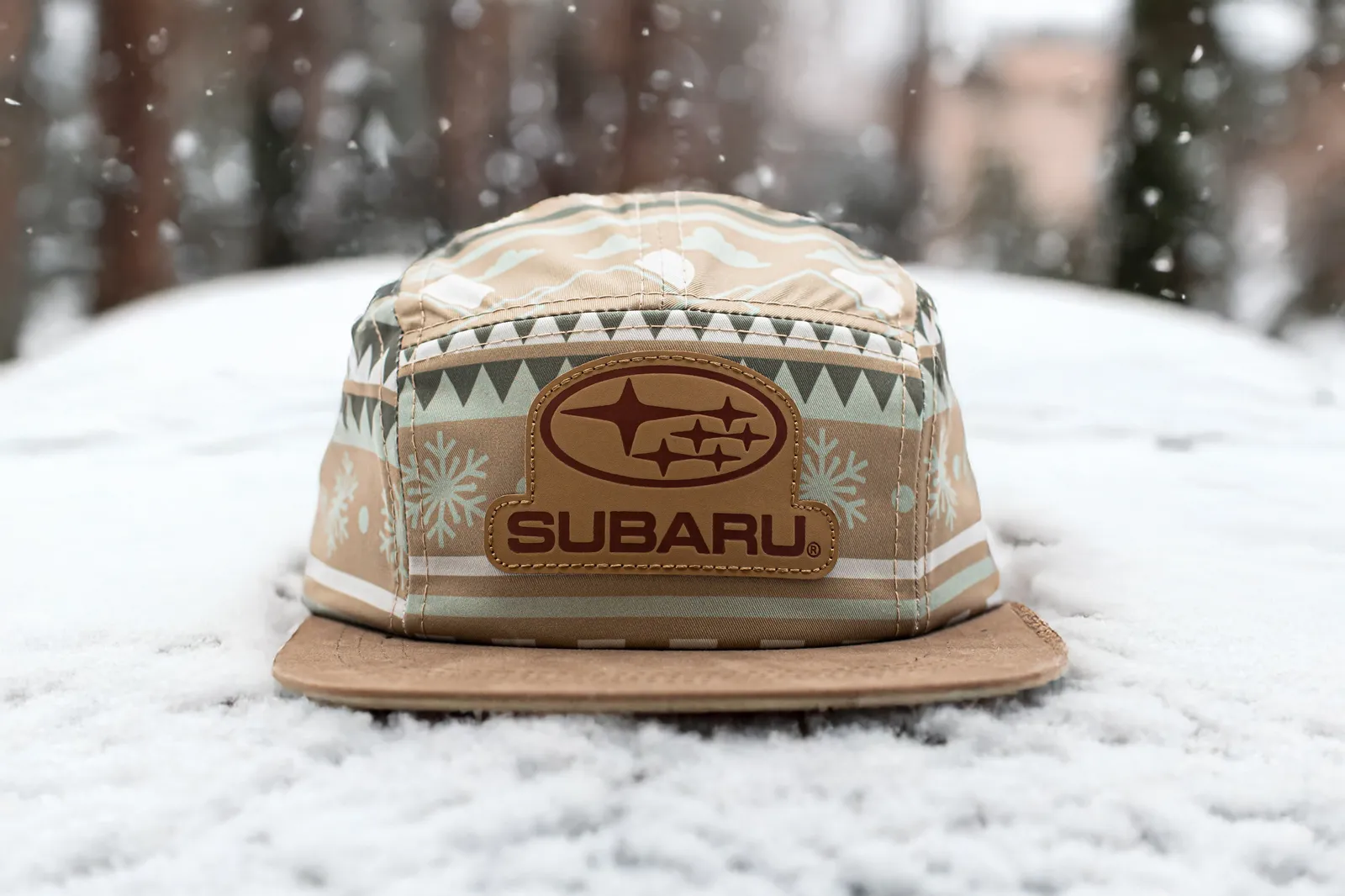 Subaru woodward camper hat by anthem branding 4