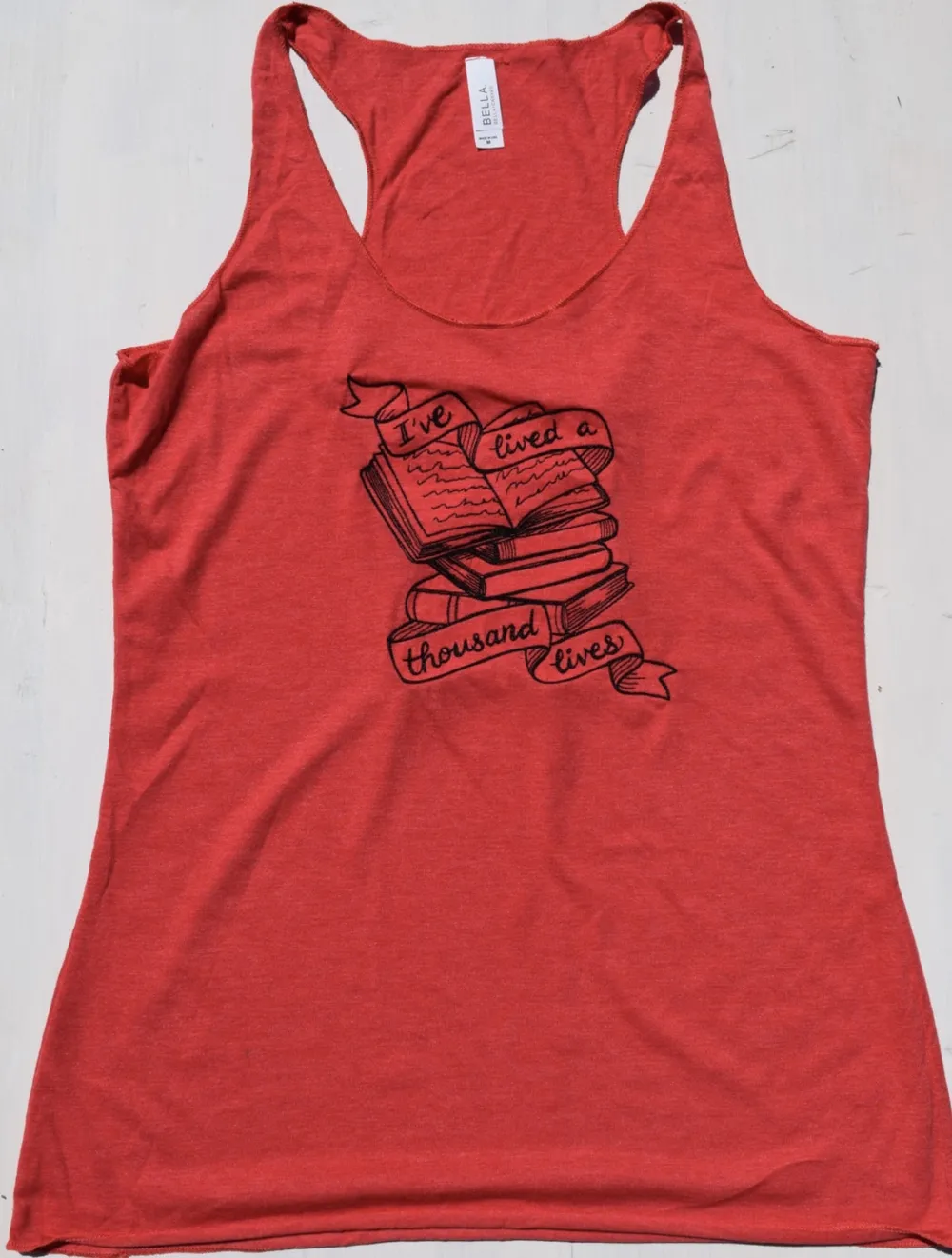 Embroidered tank top custom anthem branding