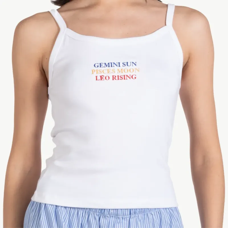 Custom embroidered tank top by anthem branding