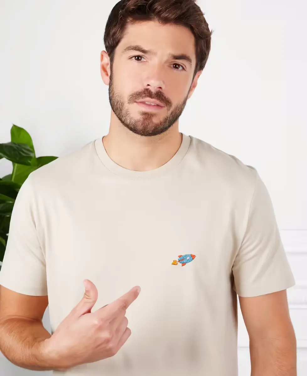 Mens embroidered t shirt by anthem branding