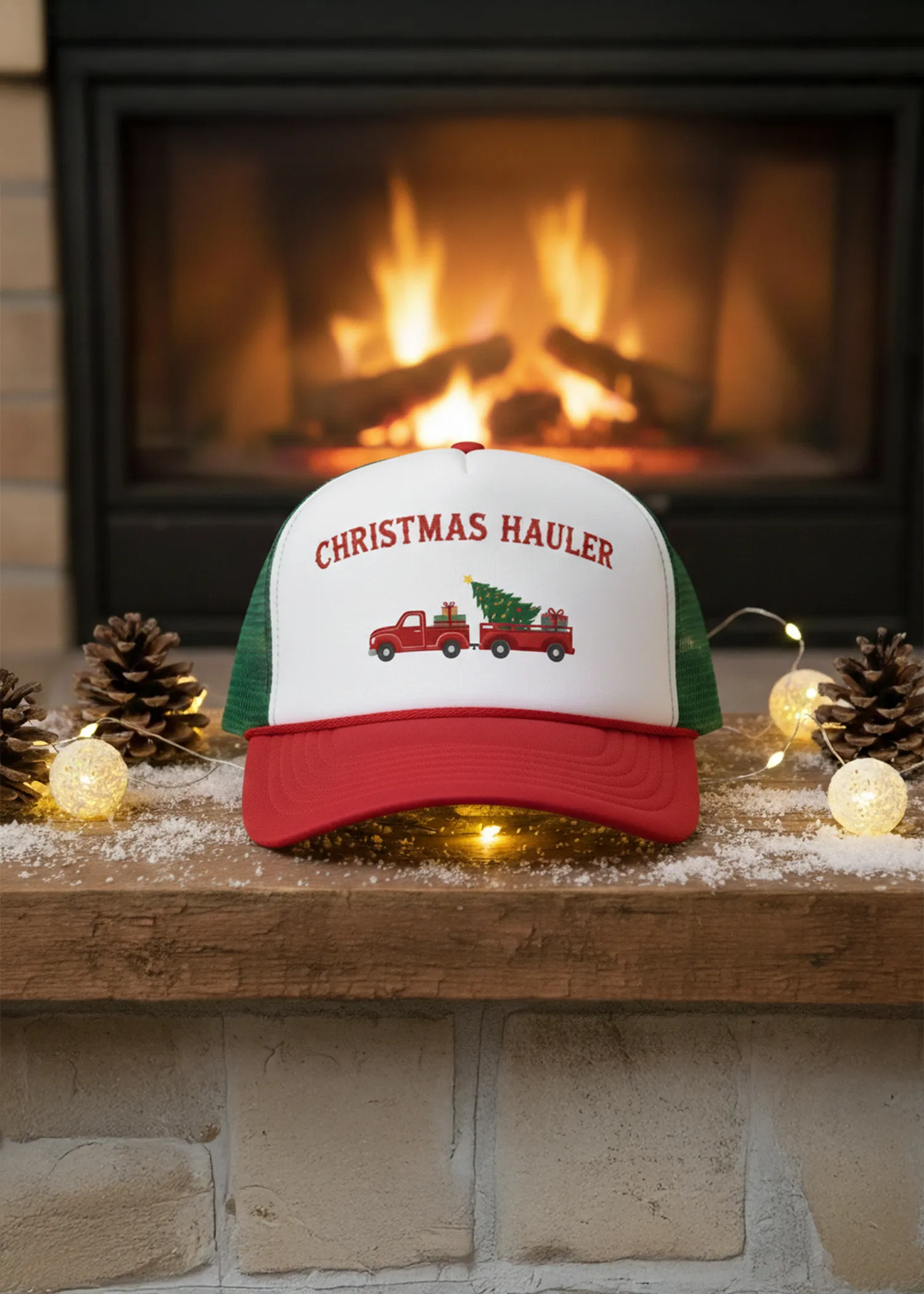 Christmas trucker hats