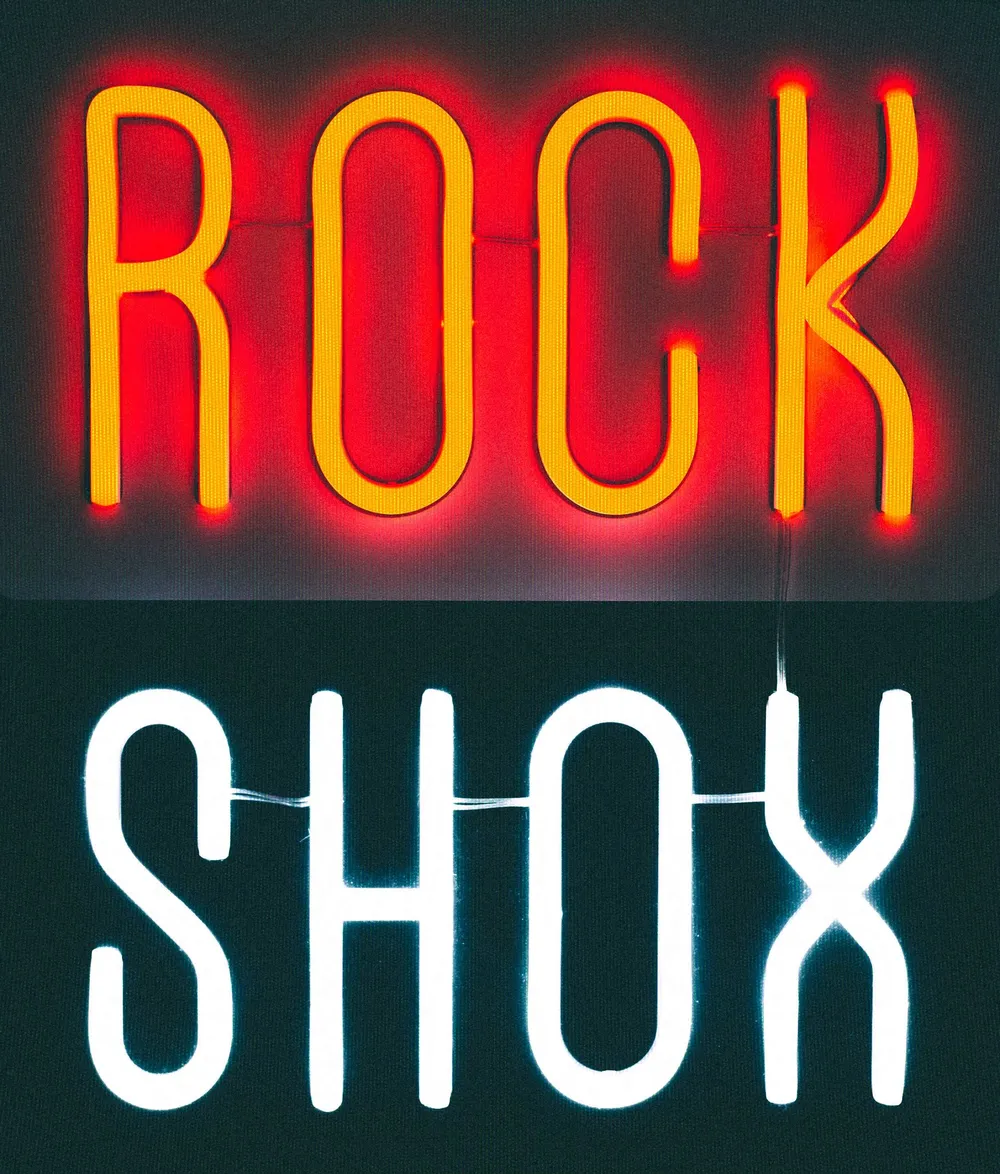 Custom rock shox led neon light by anthem branding