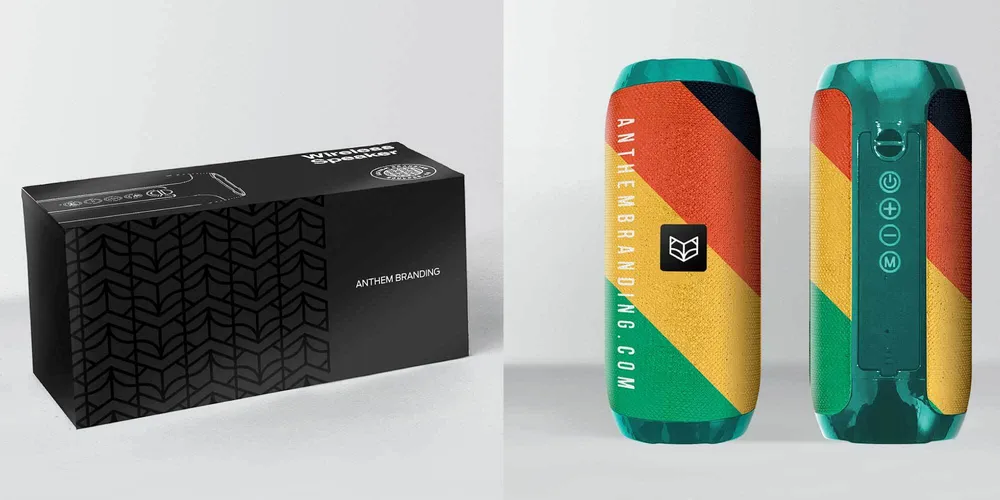 Anthem Branding Custom Bluetooth Speaker Design and Packaging by Anthem Branding 1