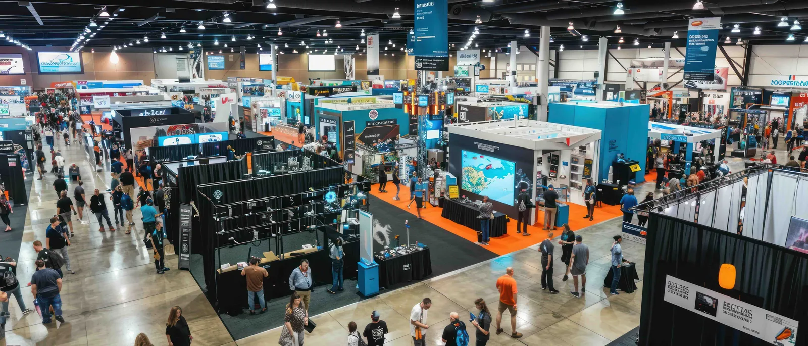 Aerospace tradeshow by anthem branding