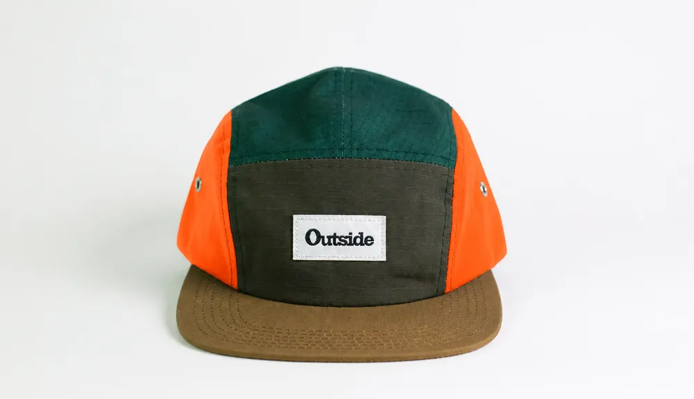Blaze orange hunting hat panels by anthem branding
