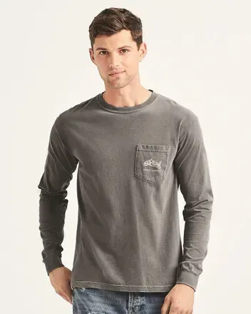 Long sleeve pocket tee anthem branding