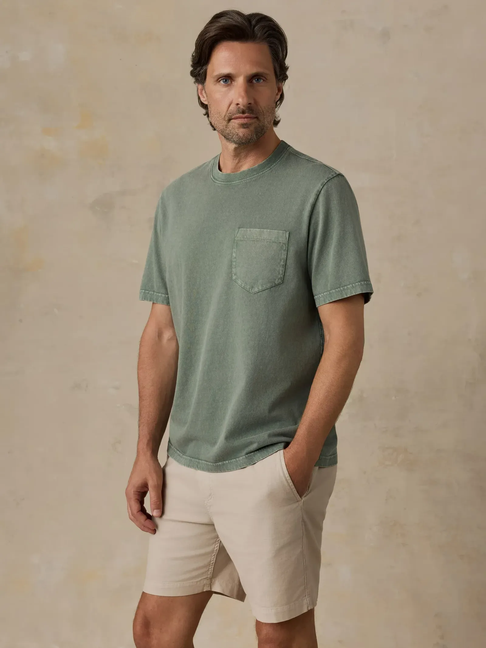 Faherty pocket tee anthem branding