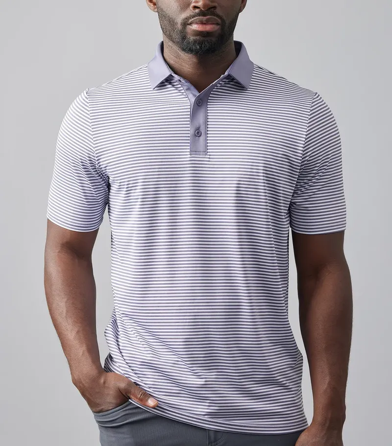 Asher golf traverse polo by anthem branding