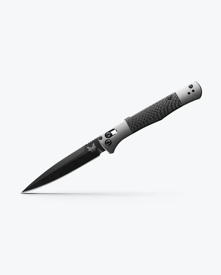 Benchmade Auto Fact Carbon Fiber Aluminum knife by anthem branding