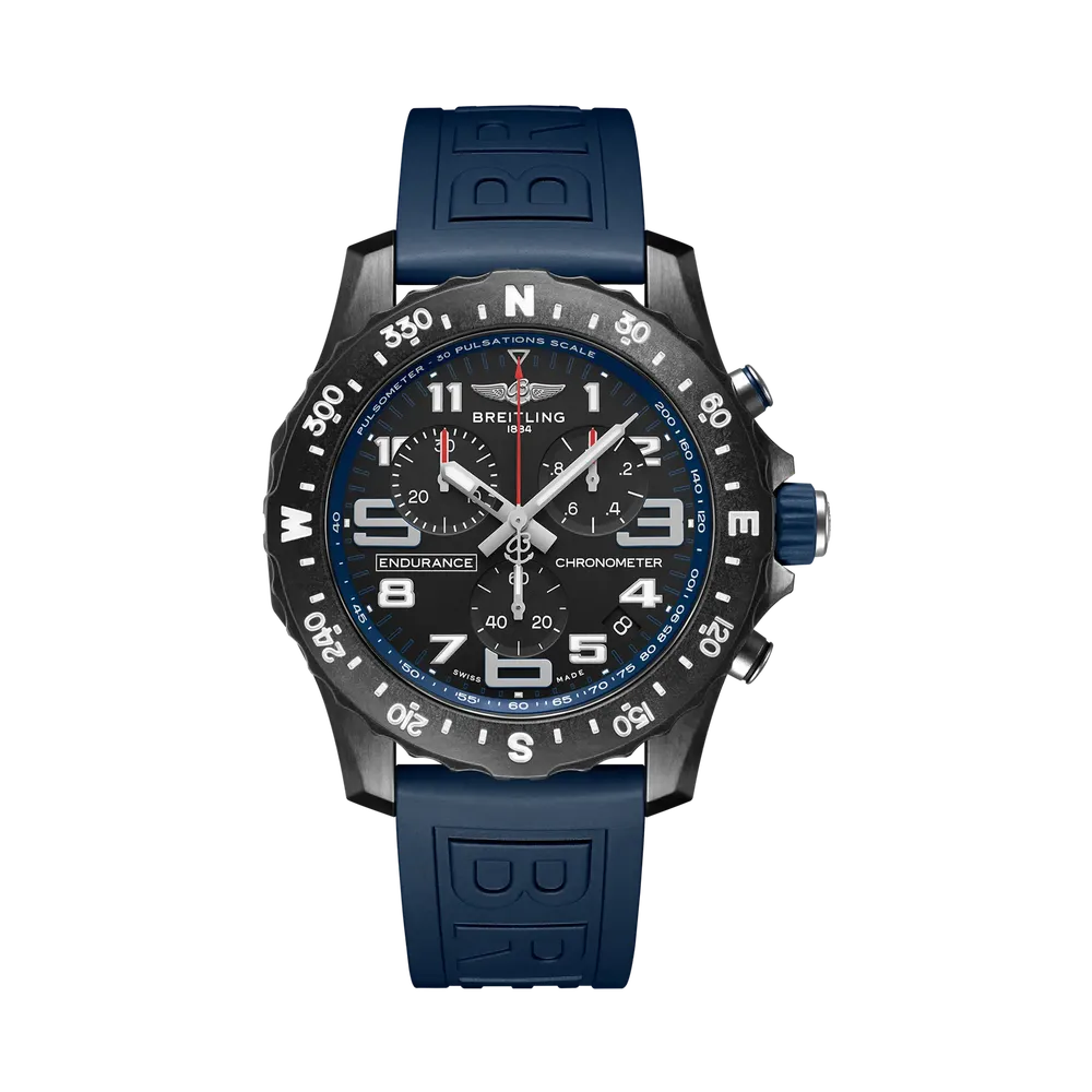 Breitling Professional Endurance Pro 44 Blue Rubber Strap Watch by anthem branding