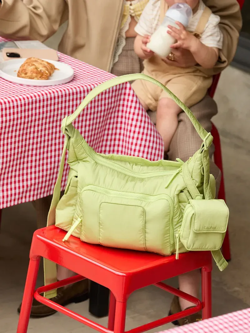 CDB2501 CROSSBODY DIAPER BAG LIME LIFESTYLE