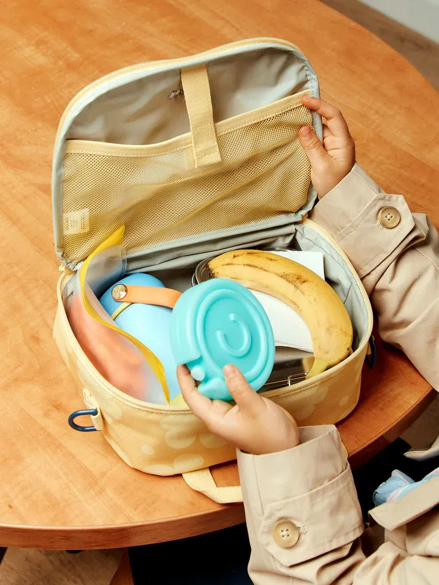 WEB LUNCH BAG YELLOW BLOOM