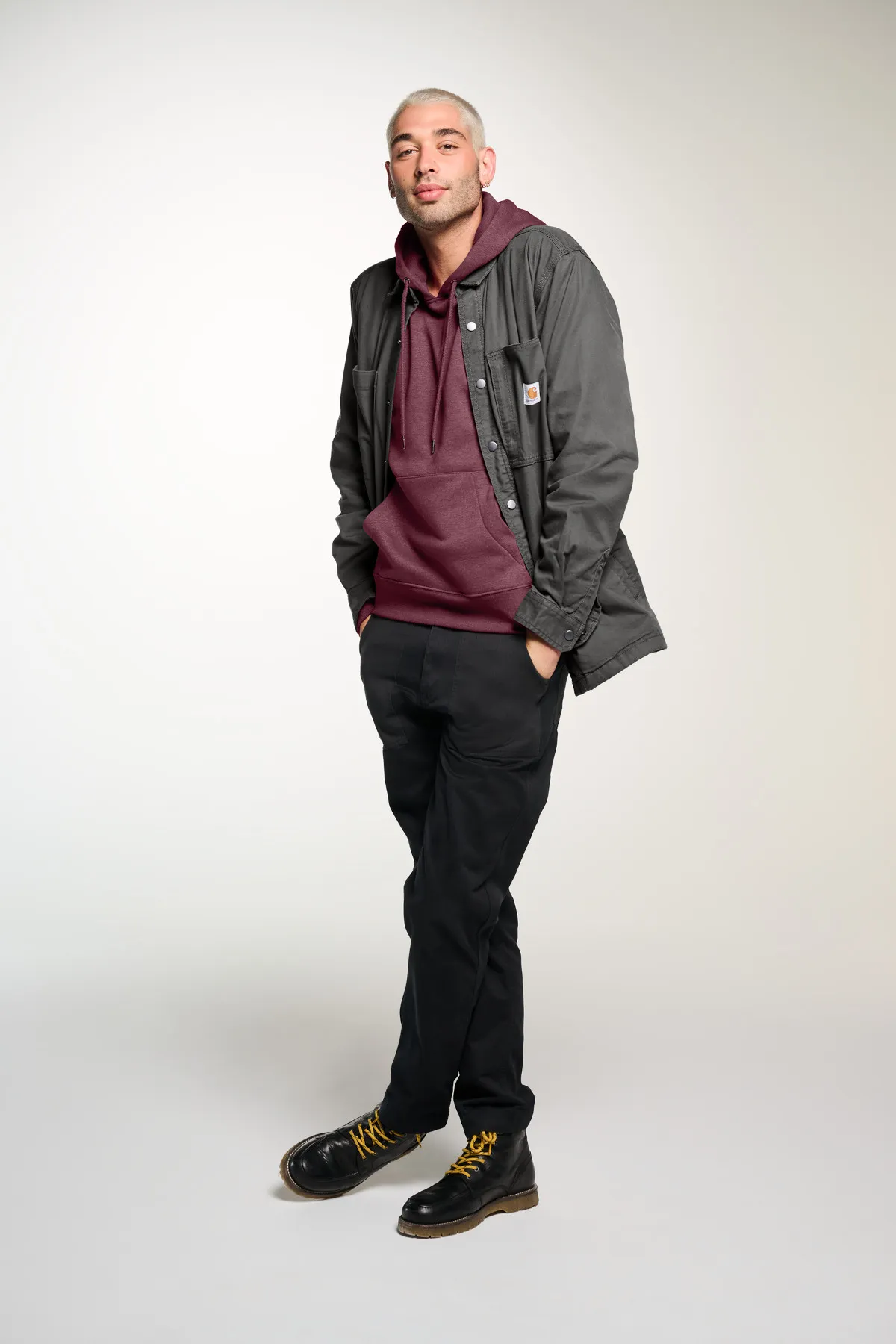 Carhartt Rugged Flex Fleece Lined Shirt Jac group sales by anthem branding