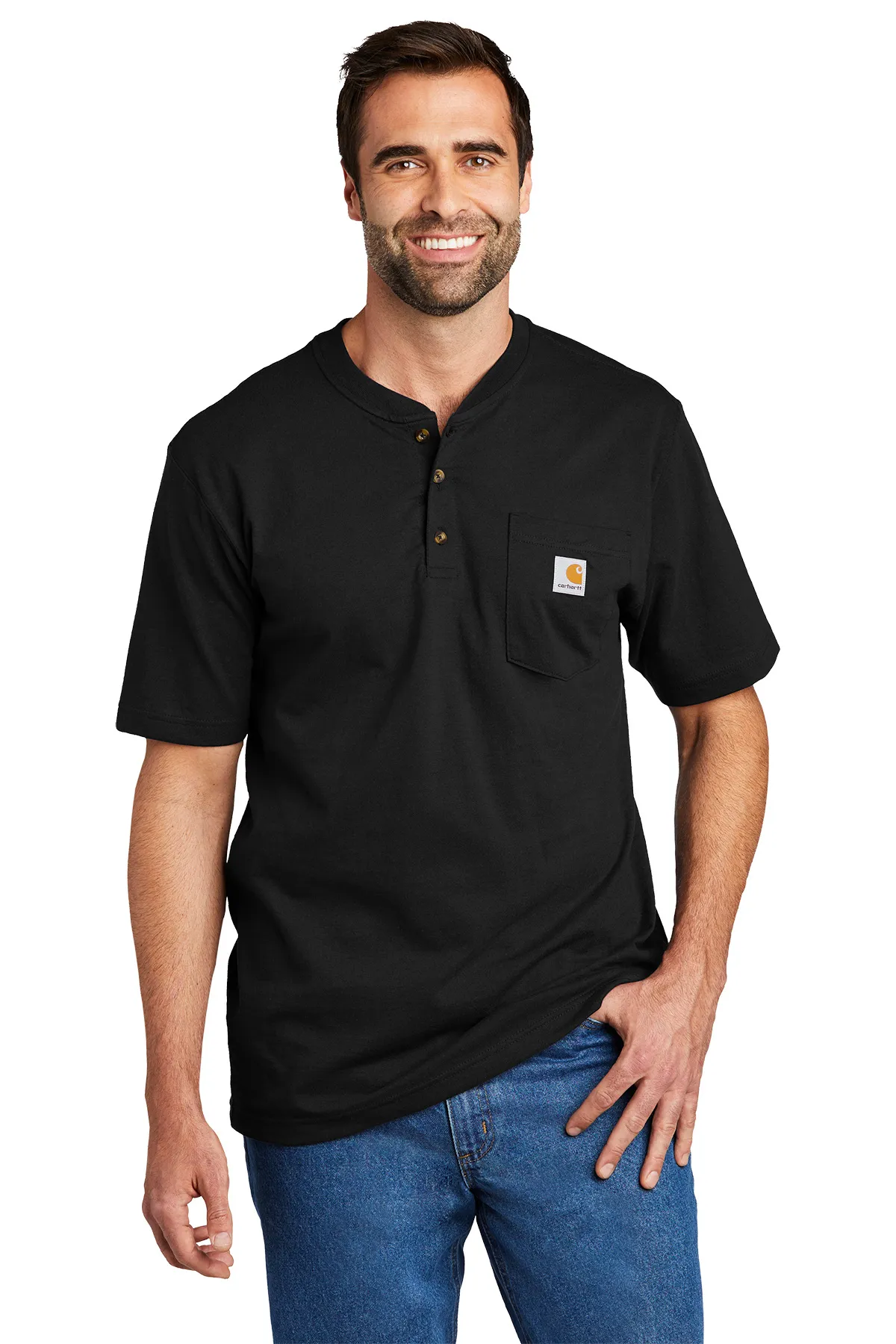 Carhartt custom henley corporate sales by anthem branding