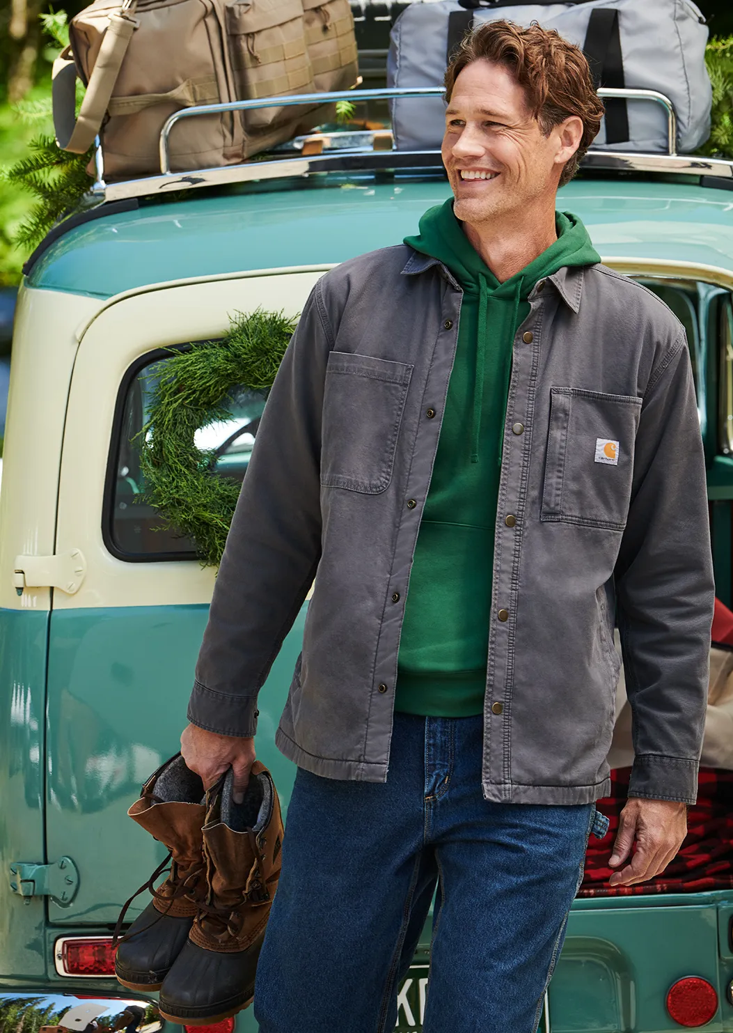 Carhartt Rugged Flex Fleece Lined Shirt Jac by anthem branding