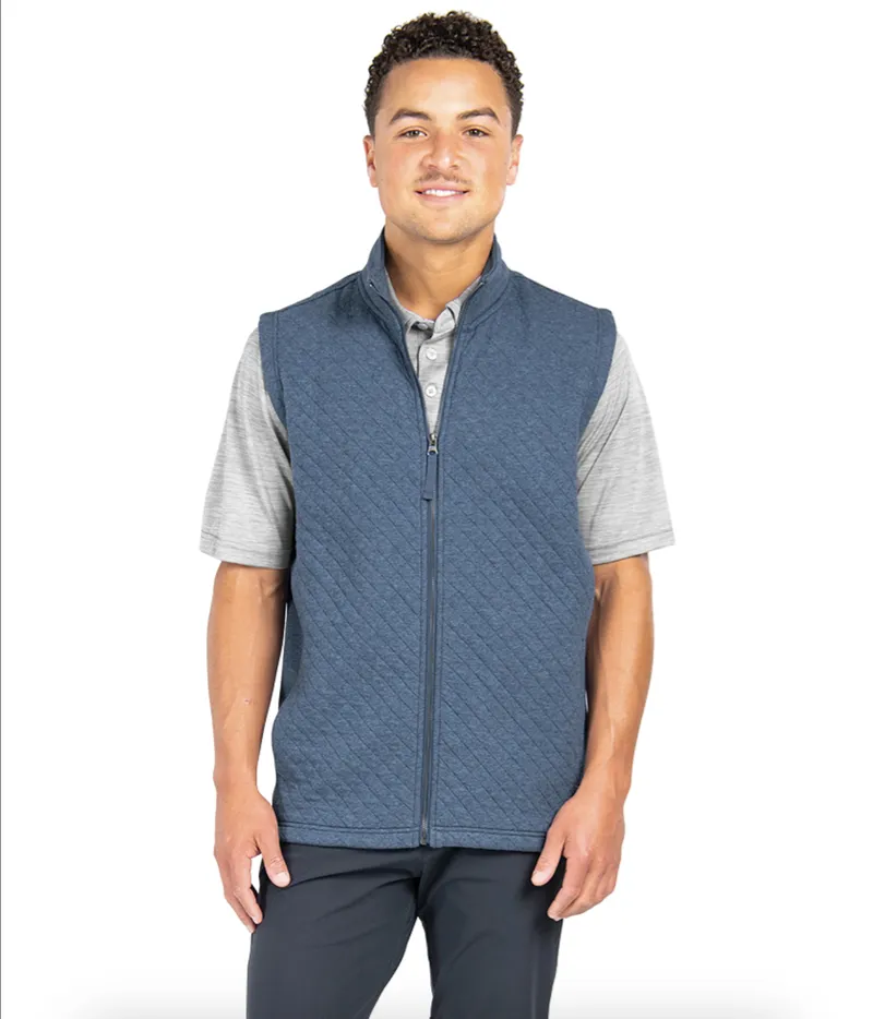 Charles river quilted vests corporate sales anthem branding