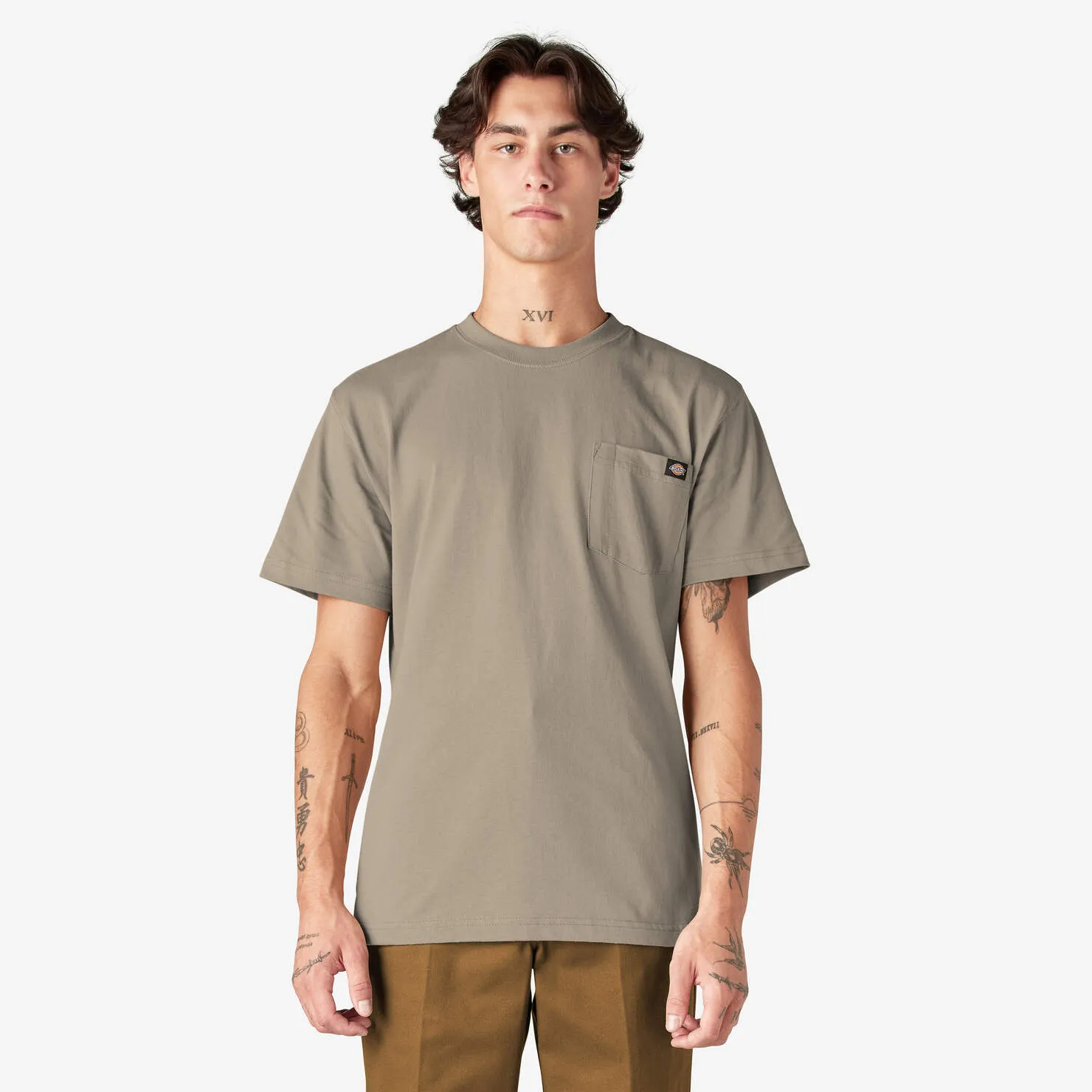 Dickies Heavyweight Short Sleeve Pocket T Shirt by anthem branding