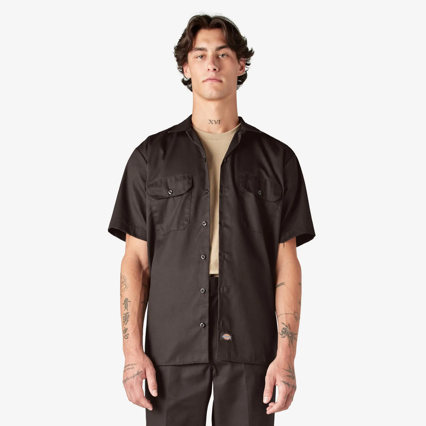 Dickies short sleeve work shirt by anthem branding