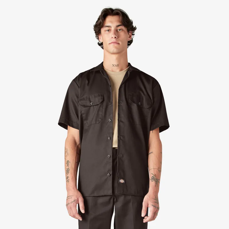 Dickies short sleeve work shirt by anthem branding