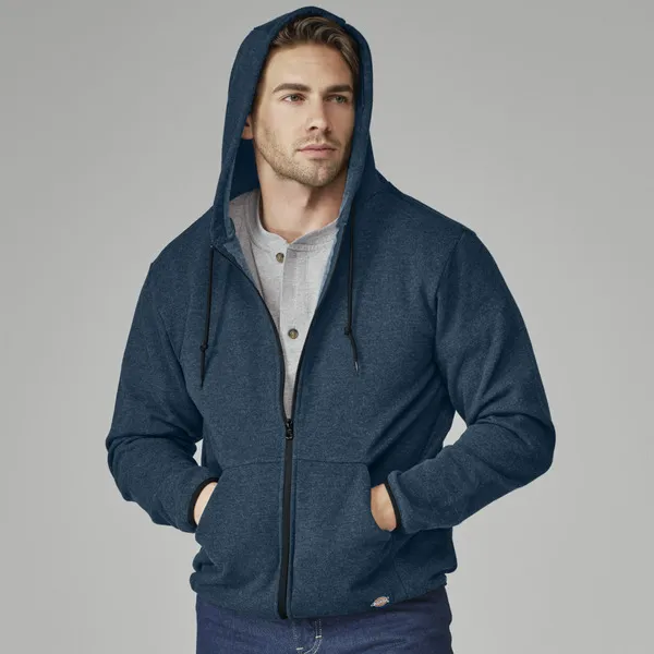Full zip fleece hoodie by anthem branding