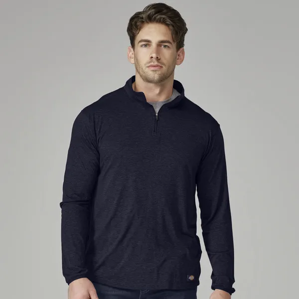 Protect merino blend quarter zip by anthem branding