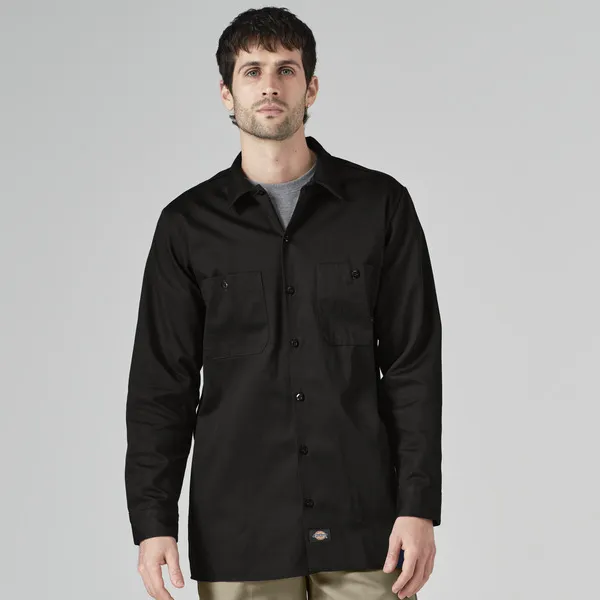 Mens Industrial Cotton Long Sleeve Work Shirt by anthem branding