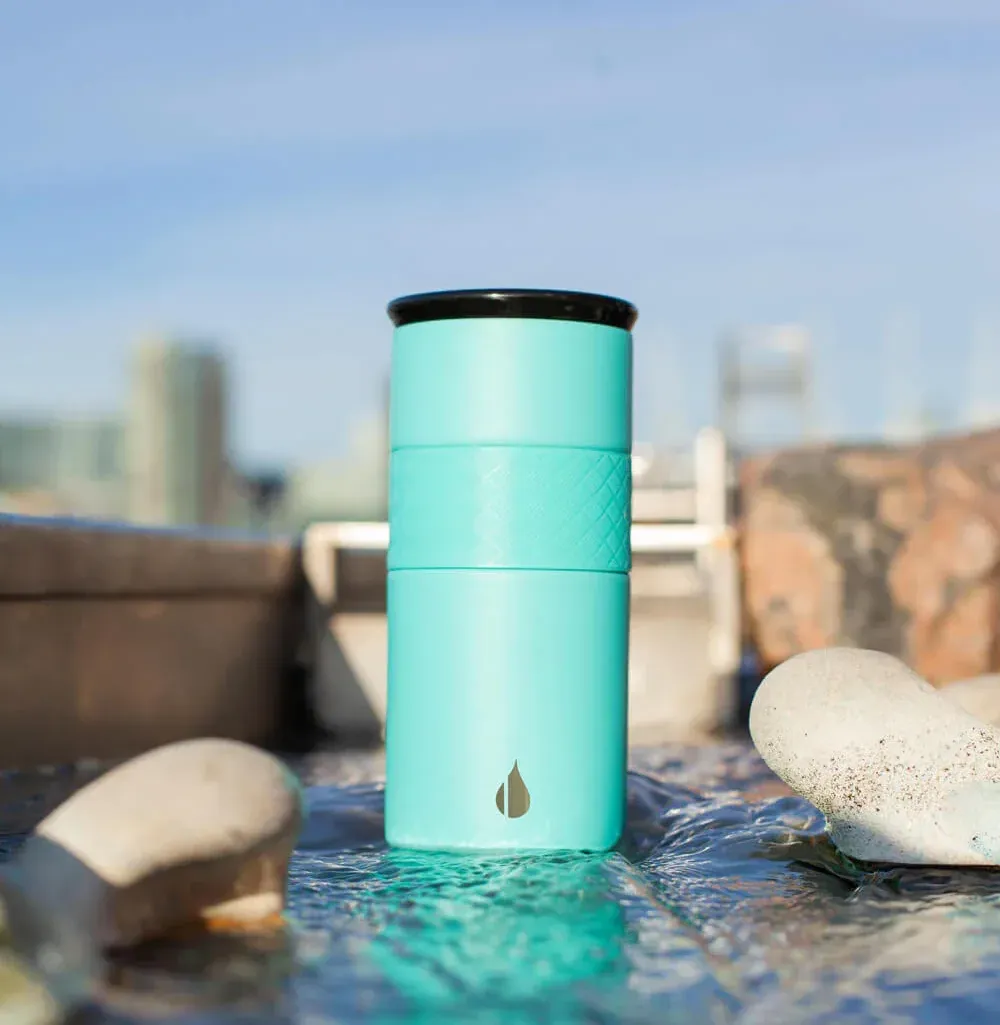Elemental Artisan 16oz Tumbler Matte Robins Egg Corporate Sales By Anthem Branding