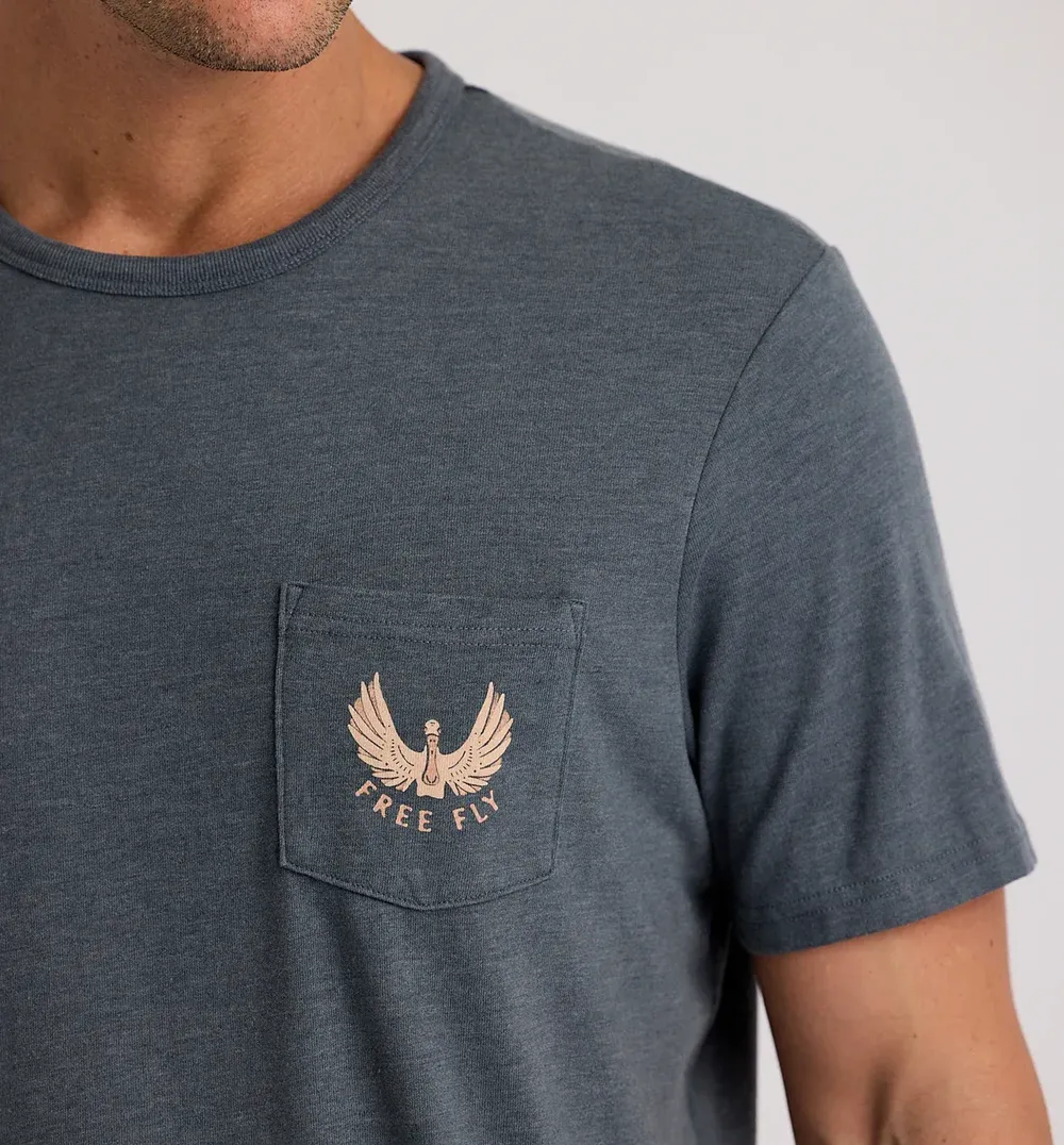Freefly pocket t screen print