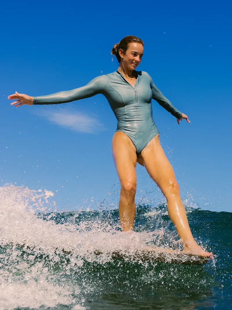 Free fly womens long sleeve swimsuit by anthem branding