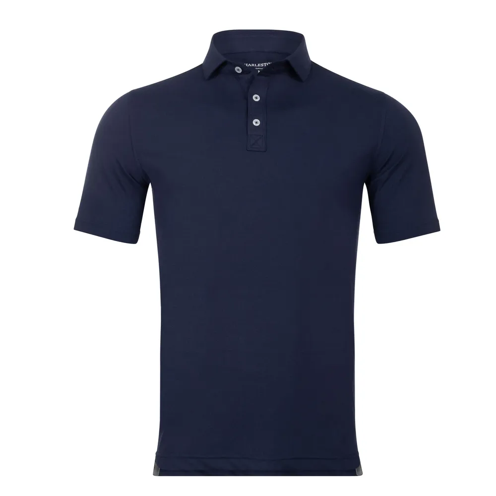 Harlestons solid polos short sleeve by anthem branding