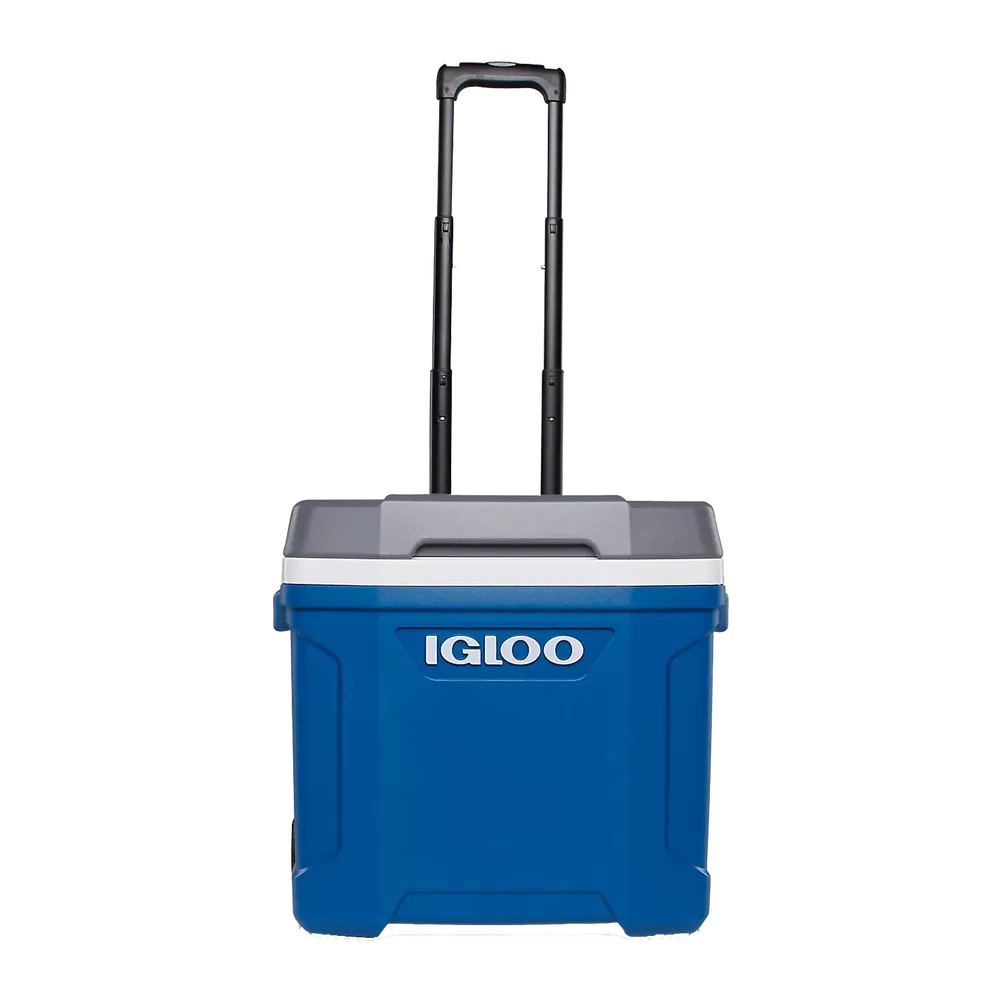 Igloo Latitude 30 Qt Roller Cooler Indigo Blue by anthem branding