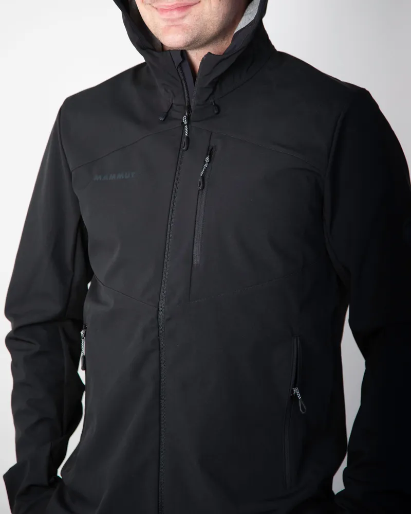 Mammut corporate SO hooded jacket men black anthem branding 2