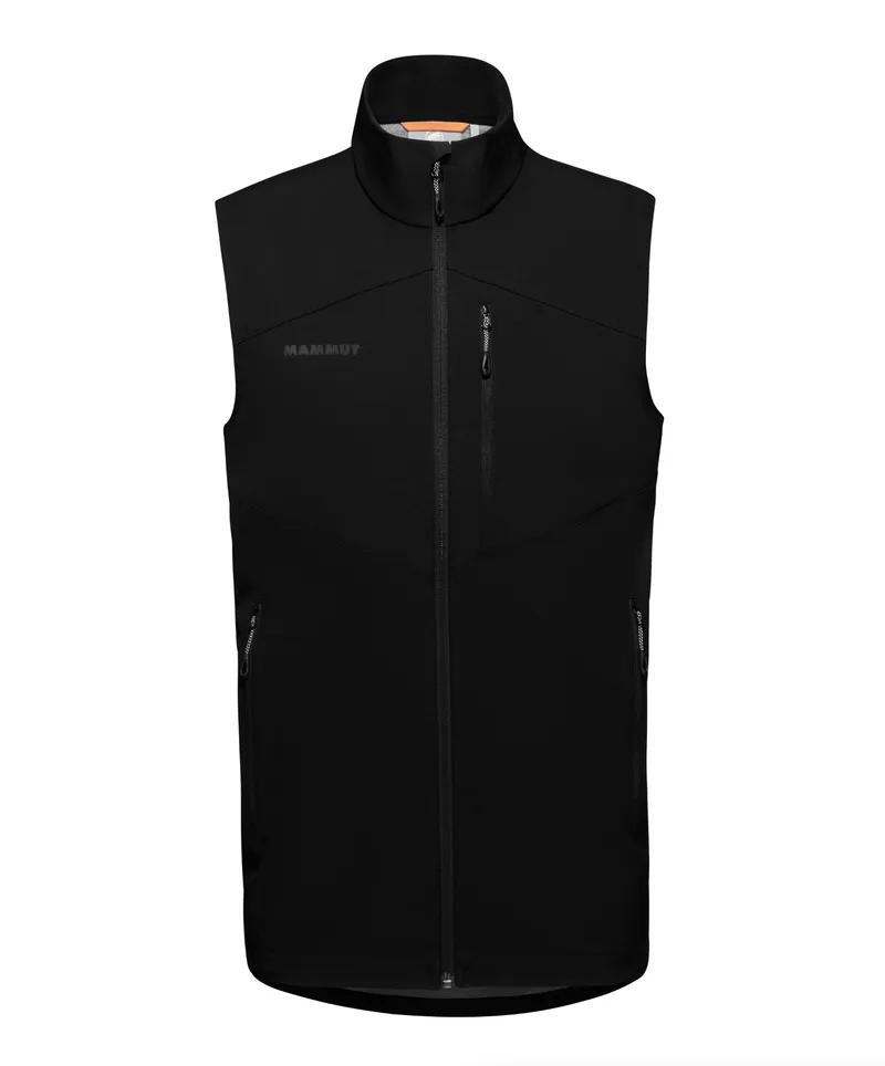 Mammut softshell vest black by anthem branding