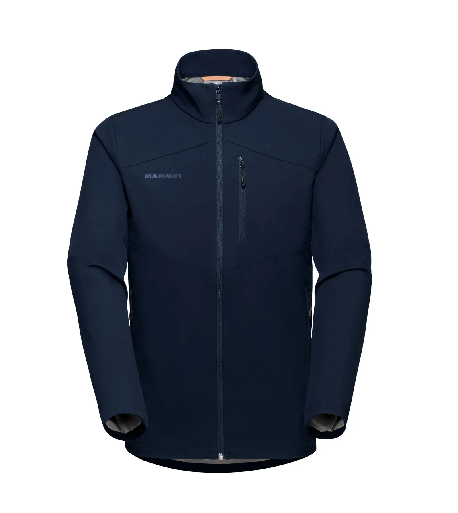 Mammut custom softshell jacket marine corporate sales by anthem branding