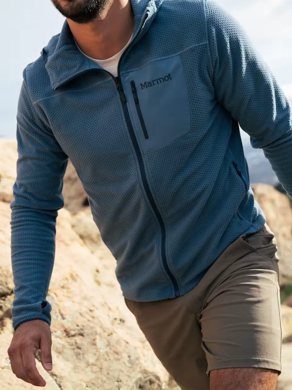 Full zip fleece hoody
