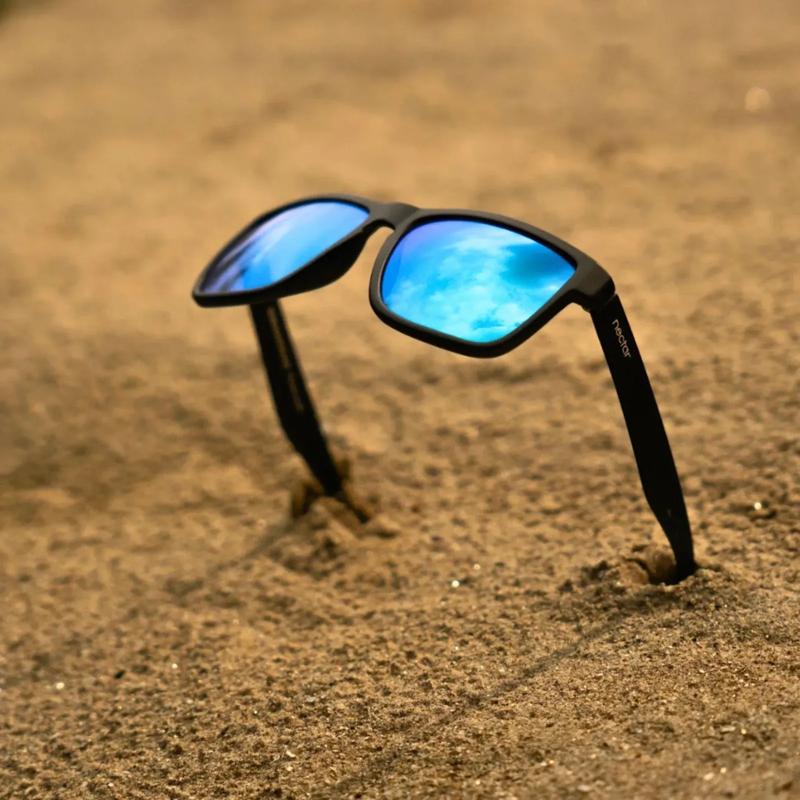 Shenandoah Black Frame Blue Lens Unisex polarized sunglasses mens Womens product