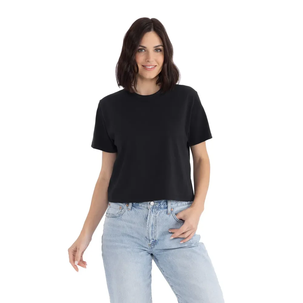 Next level apparel womens heavyweight high boxy tshirt by anthem branding
