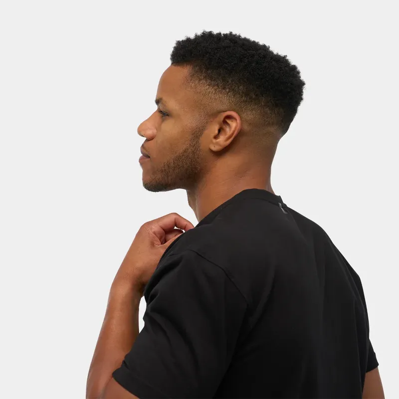 AN TSS BLK Outset Tee Straight Black NOMATIC OM 07